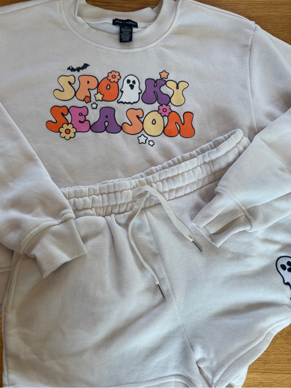 Better Together Halloween Spooky Season Sweatshirt & Shorts Set *see photos*
